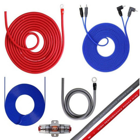 Kit cabluri pentru instalare amplificator auto, grosime 10mm² - TrendyZ