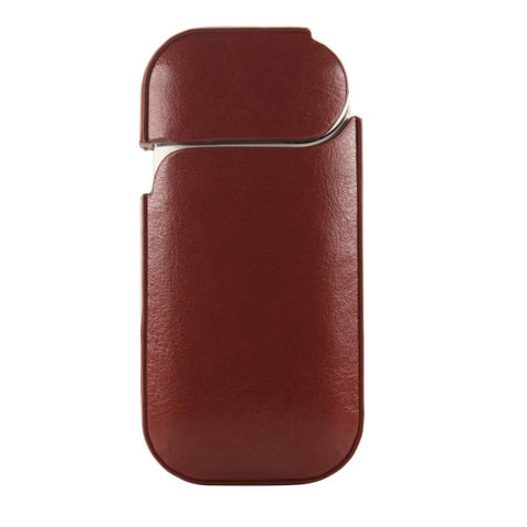 Husa Flippy pentru IQOS 2.4 Plus, Capac de Protectie, Anti Soc si Zgarieturi, din Piele Ecologica, 43 g, 12 x 6 x 2.5 cm, Maro - TrendyZ
