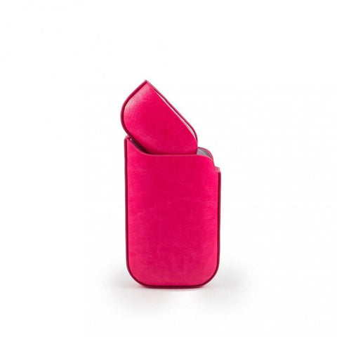 Husa Flippy pentru IQOS 2.4 Plus, Capac de Protectie, Anti Soc si Zgarieturi, din Piele Ecologica, 43 g, 12 x 6 x 2.5 cm, Roz - TrendyZ