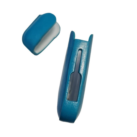 Husa Flippy pentru IQOS 2.4 Plus, Capac de Protectie, Anti Soc si Zgarieturi, din Piele Ecologica, 43 g, 12 x 6 x 2.5 cm, Turcoaz - TrendyZ