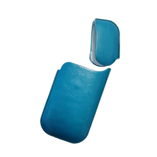 Husa Flippy pentru IQOS 2.4 Plus, Capac de Protectie, Anti Soc si Zgarieturi, din Piele Ecologica, 43 g, 12 x 6 x 2.5 cm, Turcoaz - TrendyZ