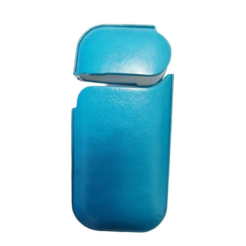 Husa Flippy pentru IQOS 2.4 Plus, Capac de Protectie, Anti Soc si Zgarieturi, din Piele Ecologica, 43 g, 12 x 6 x 2.5 cm, Turcoaz