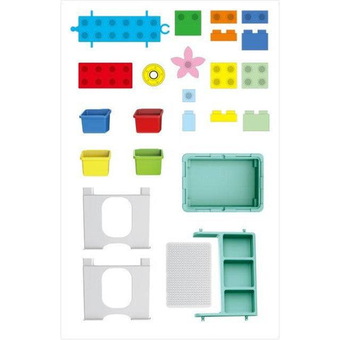 Masa de joaca pentru construit, 69 piese incluse - TrendyZ