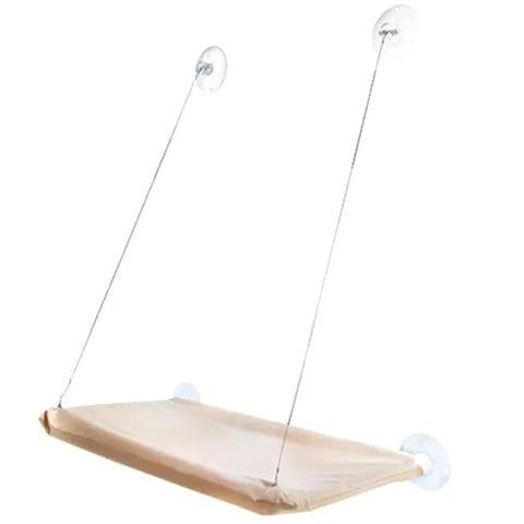 Hamac Elegant pentru pisica cu montaj pe geam, 55 x 32 cm - TrendyZ