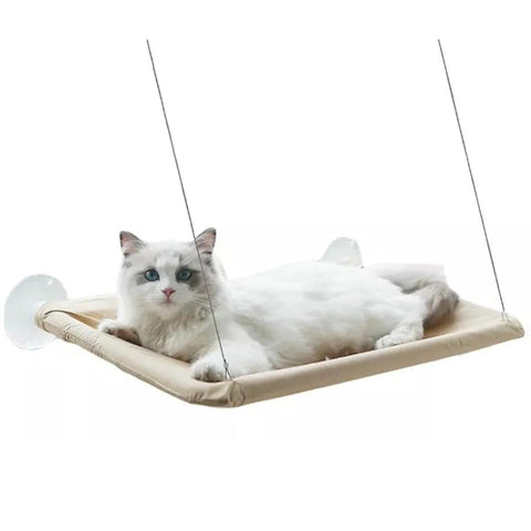 Hamac Elegant pentru pisica cu montaj pe geam, 55 x 32 cm - TrendyZ