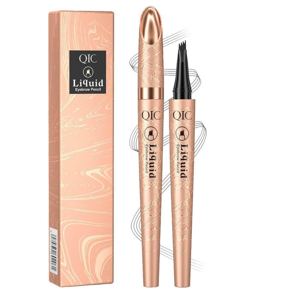 Creion pentru sprâncene 3D cu efect de microblading, Rose gold edition - TrendyZ